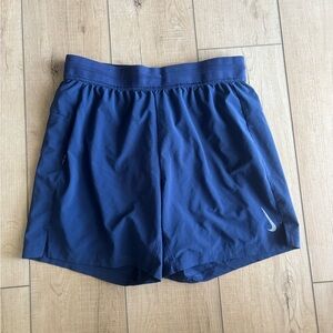 Nike Blue Yoga Shorts with Liner